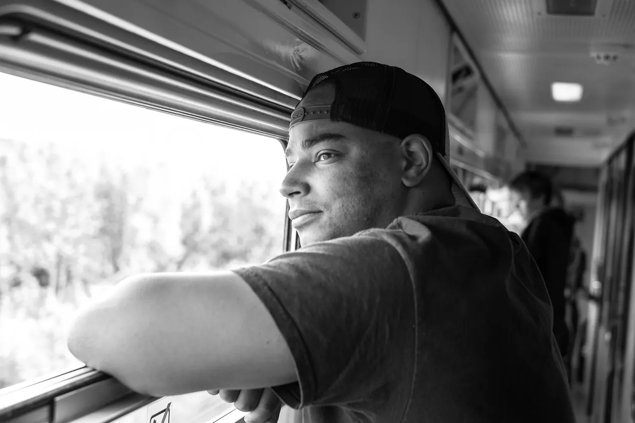 Dans le train de nuit vers la Norvège