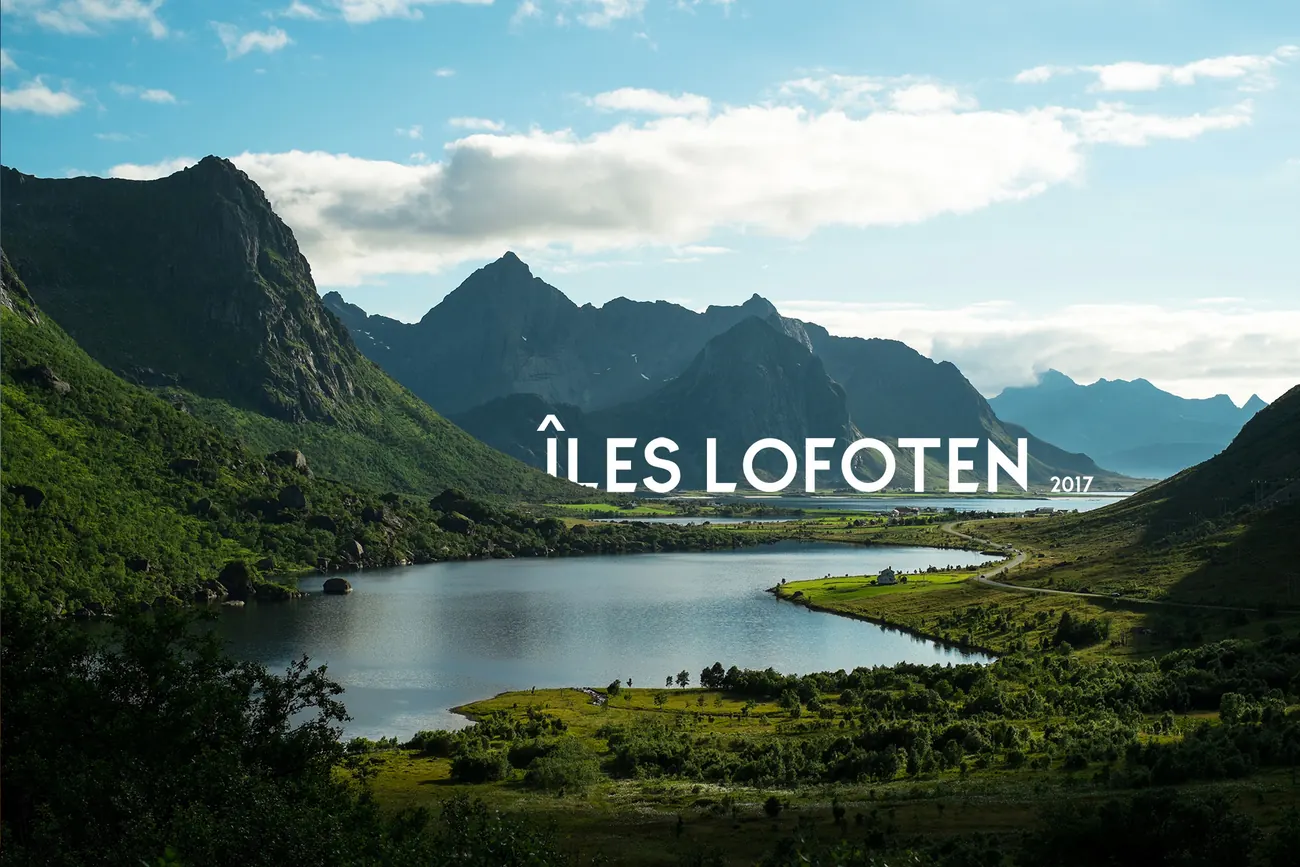 Les îles Lofoten en 2017 — image de titre du carnet de voyage à vélo